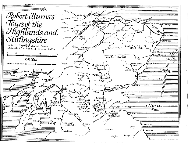Highland tour map